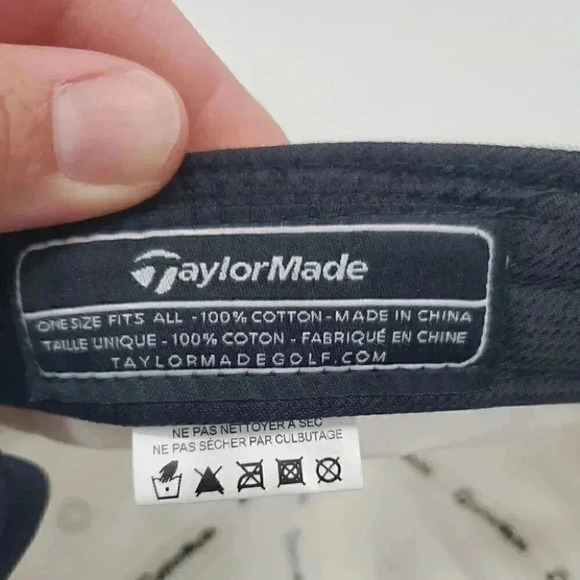 TaylorMade RBZ Embroidered White and Black Adjustable Hat - Picture 6 of 7
